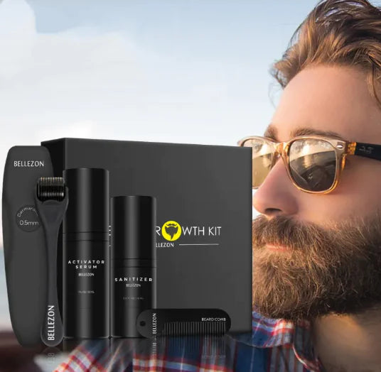 Grow Beard Set for Fuller, Healthier Beard Growth