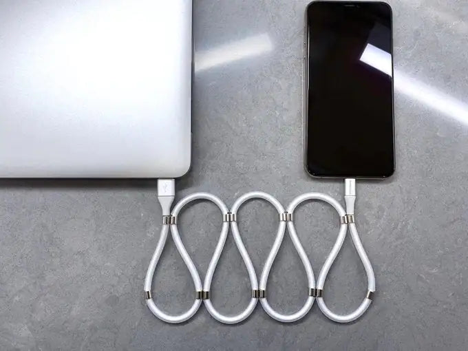 Tangle-Free Magnetic Fast Charging Cable for All Devices