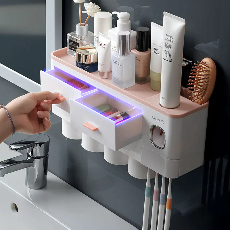 Bathroom Magnetic Storage Rack for Clutter-Free Organization