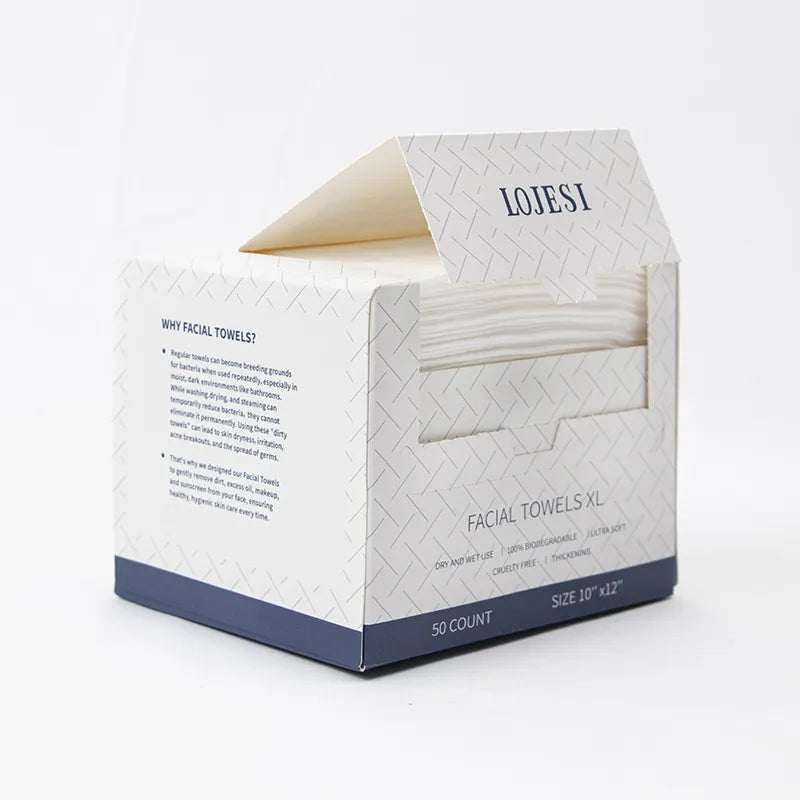 Soft 50- Disposable Face Cloths for Everyday Hygiene