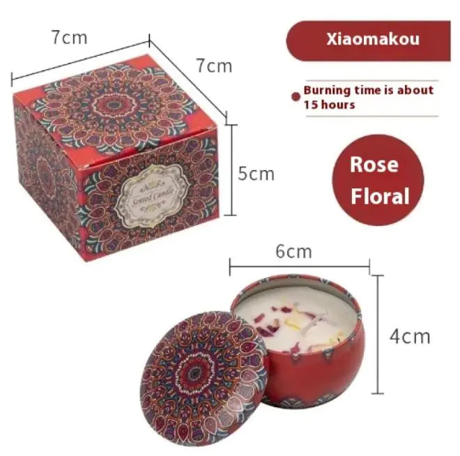 Dried Flower Fragrance Candle Flower Fragrance Incense Candle Delight