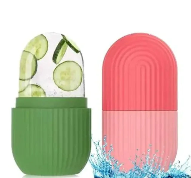 Ice Roller for Skin - Shell Pattern Facial Massage Tool