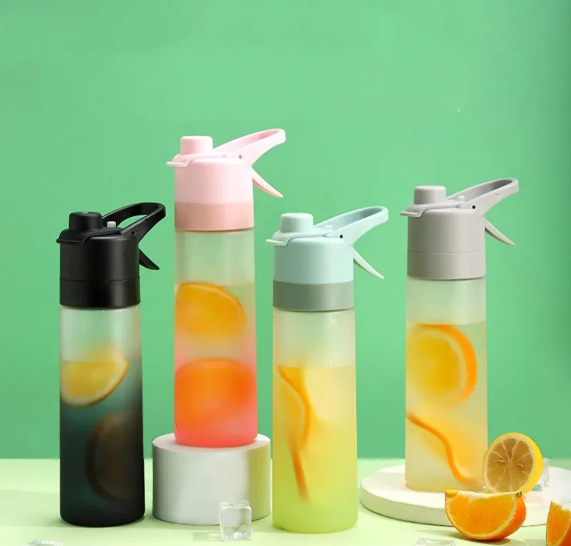 Gradient Fog Sports Bottle: Stylish Hydration Solution