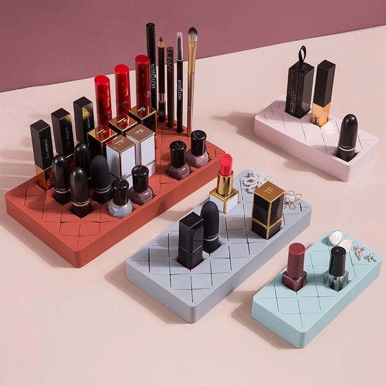 Multi Grids Cosmetic Makeup Rack for Chic Organization