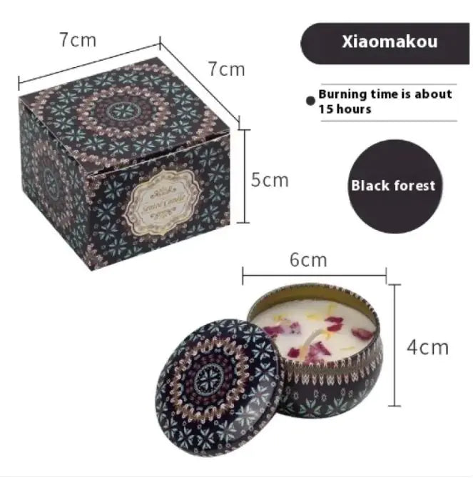 Dried Flower Fragrance Candle Flower Fragrance Incense Candle Delight