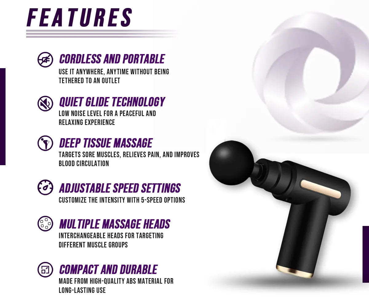 Muscle Massage Gun for Deep Tissue Pain Relief