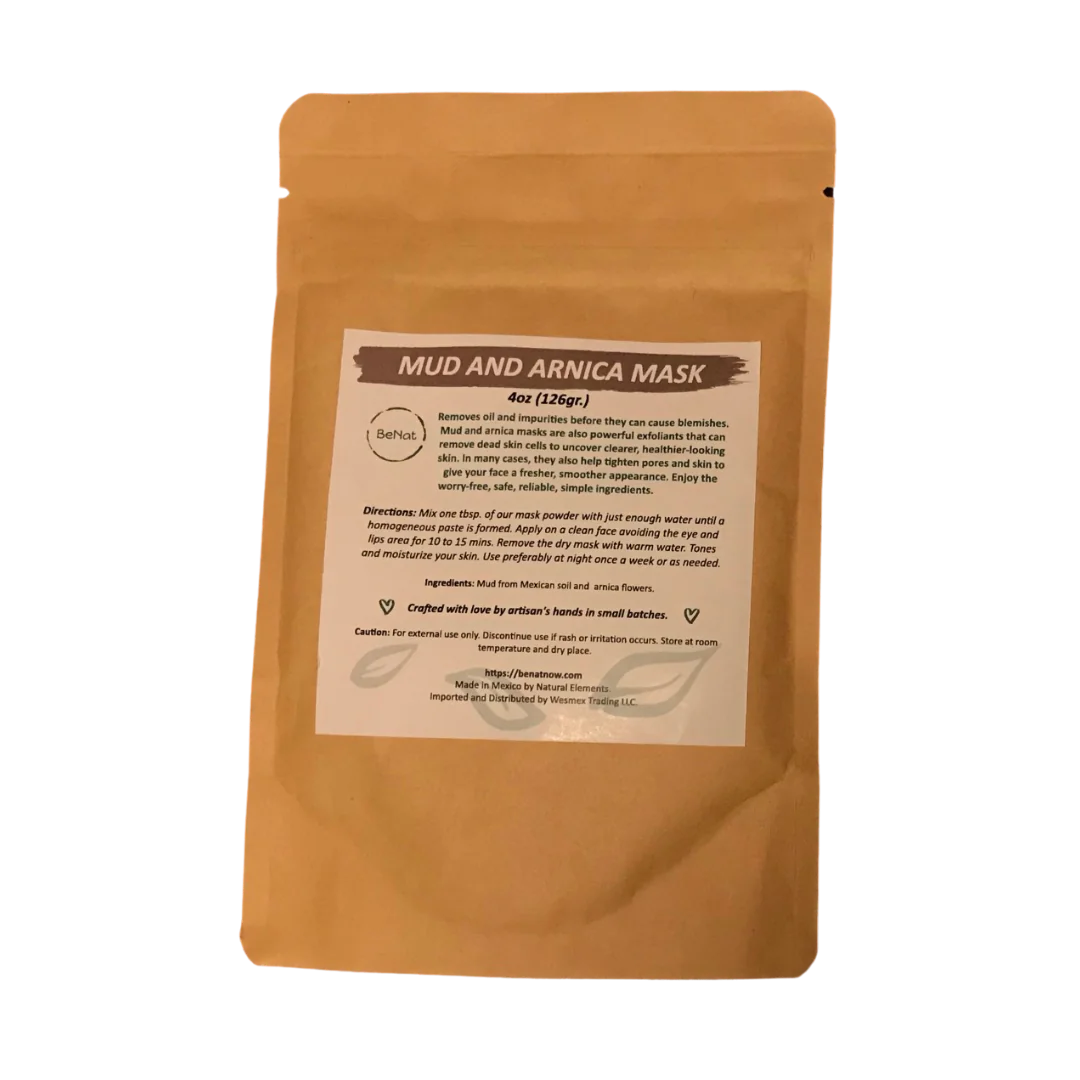 All-Natural Mud and Arnica Mask for Clear Skin