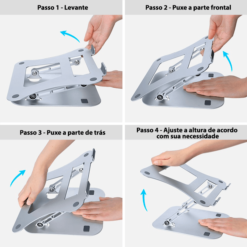 Adjustable Laptop Stand for Ergonomic Comfort and Cooling