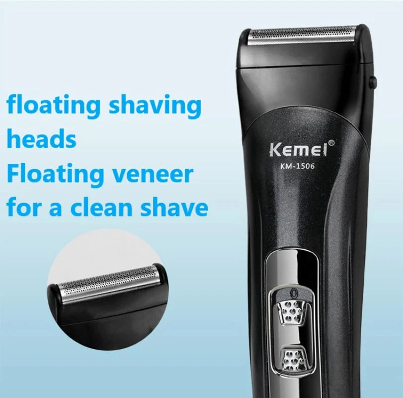 Kemei KM-1506 3 in 1 Rechargeable Electric Shaver