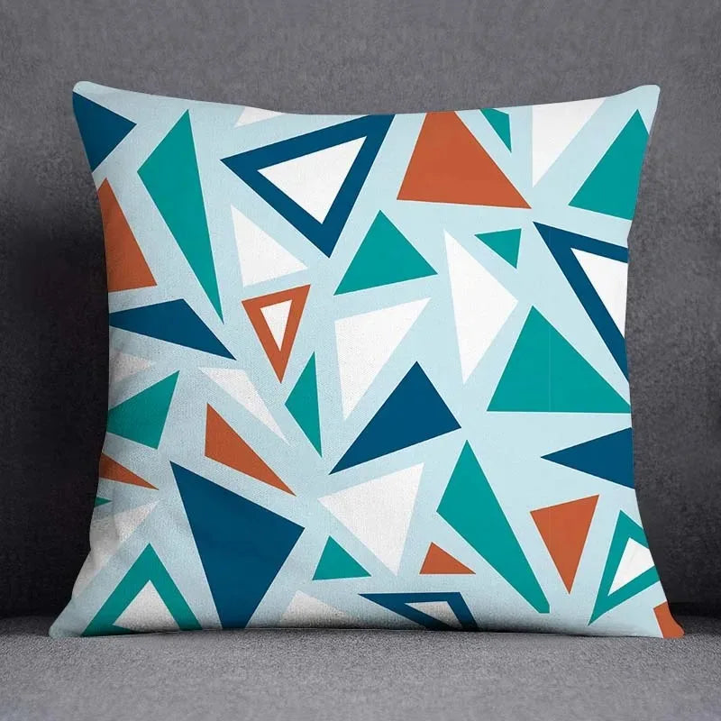 Dark Green Floral Animal Pattern Pillowcase for Home Decor
