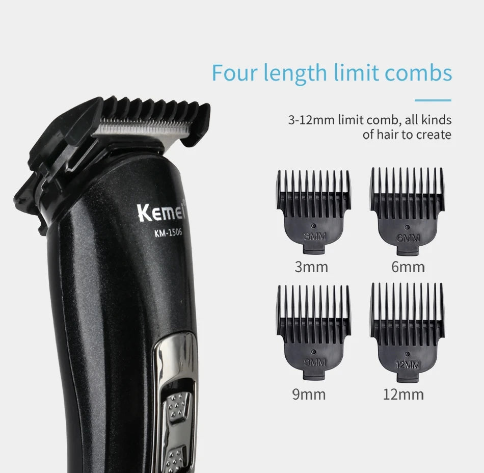 Kemei KM-1506 3 in 1 Rechargeable Electric Shaver