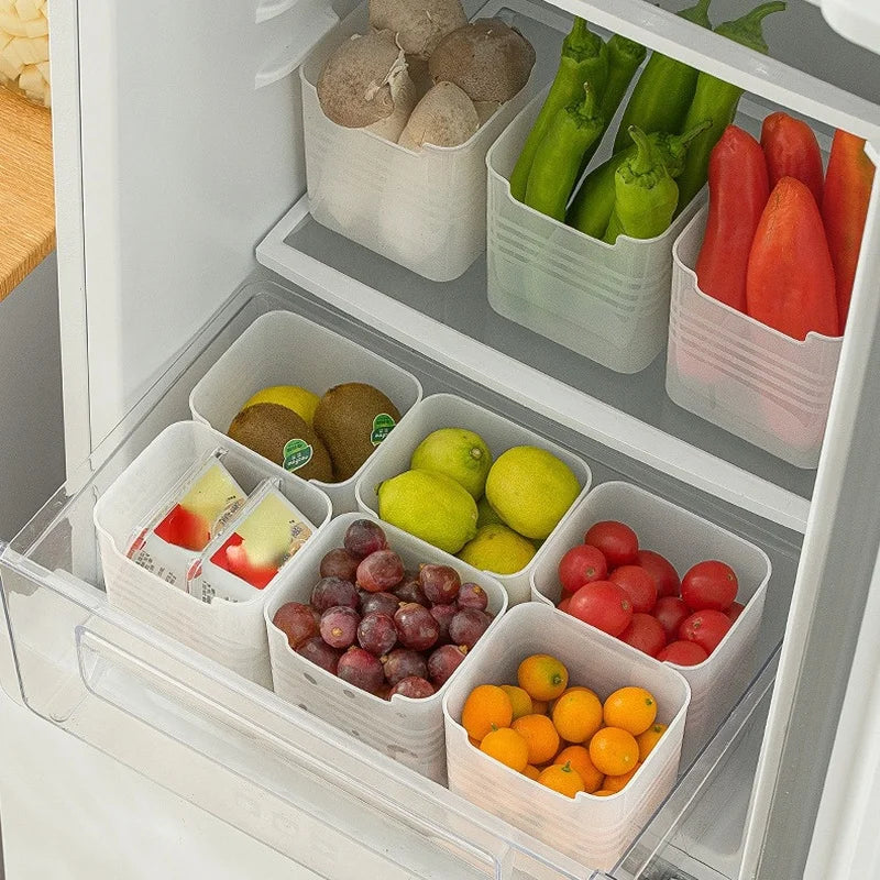 Fridge Organizer Food Fresh Storage Box for Vegetables Fruits