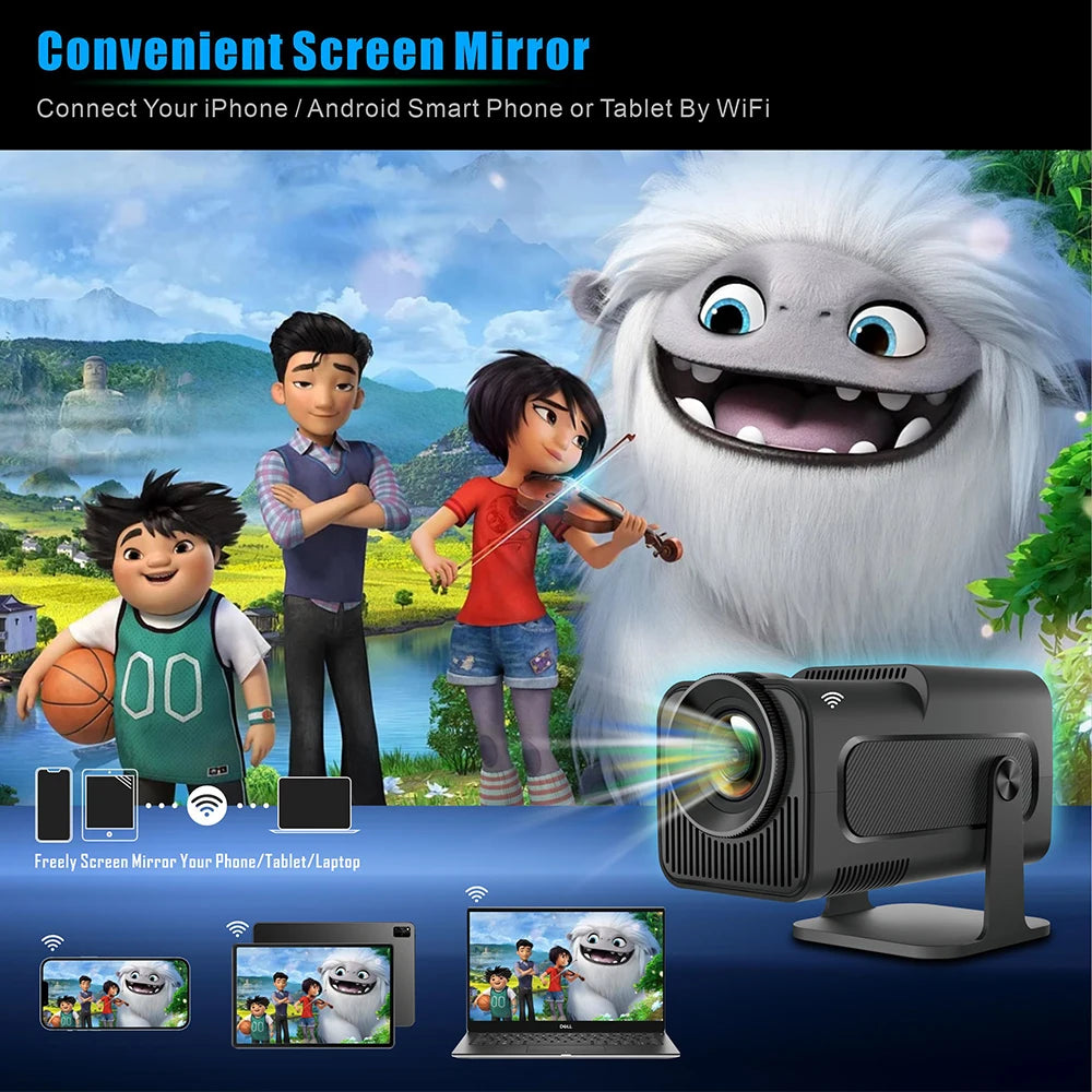 Magcubic Android 11 390ANSI HY320 4K Projector Outdoor Cinema
