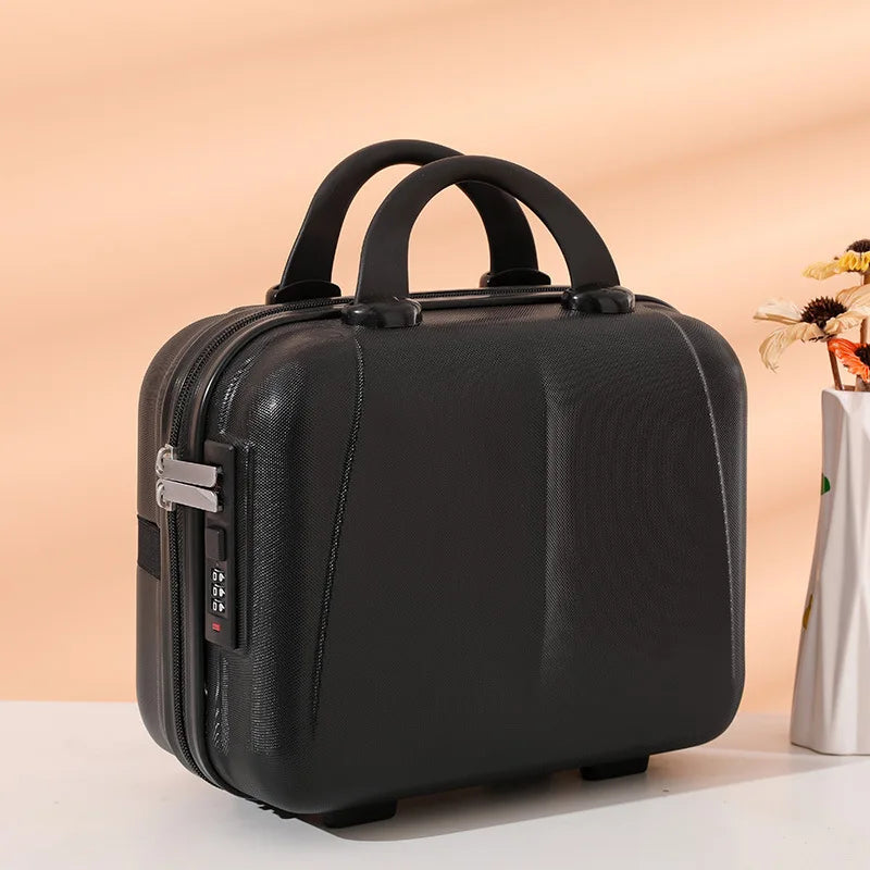 Portable Travel Cosmetic Case With Password Lock Organizer