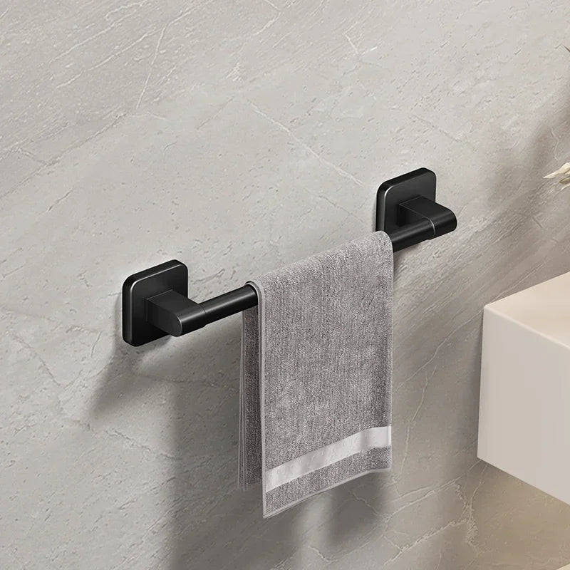 6pcs Bathroom Towel Rack Self-Adhesive No Drill Holder