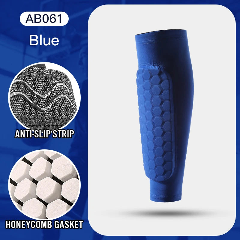 1Pcs Football Shin Guard Socks with Foam Compression Sleeves