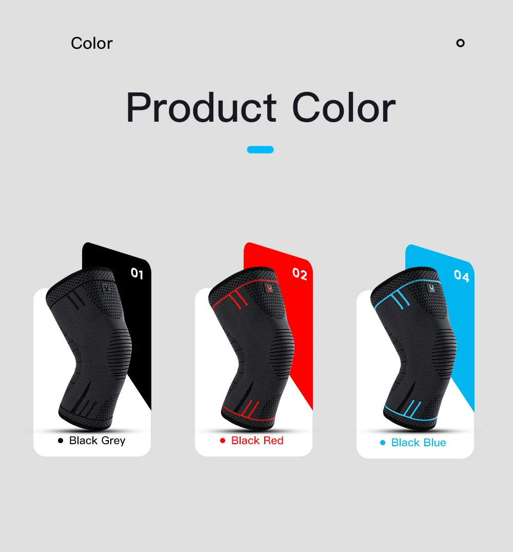 1 Pc Elastic Breathable Compression Knee Support Sleeve
