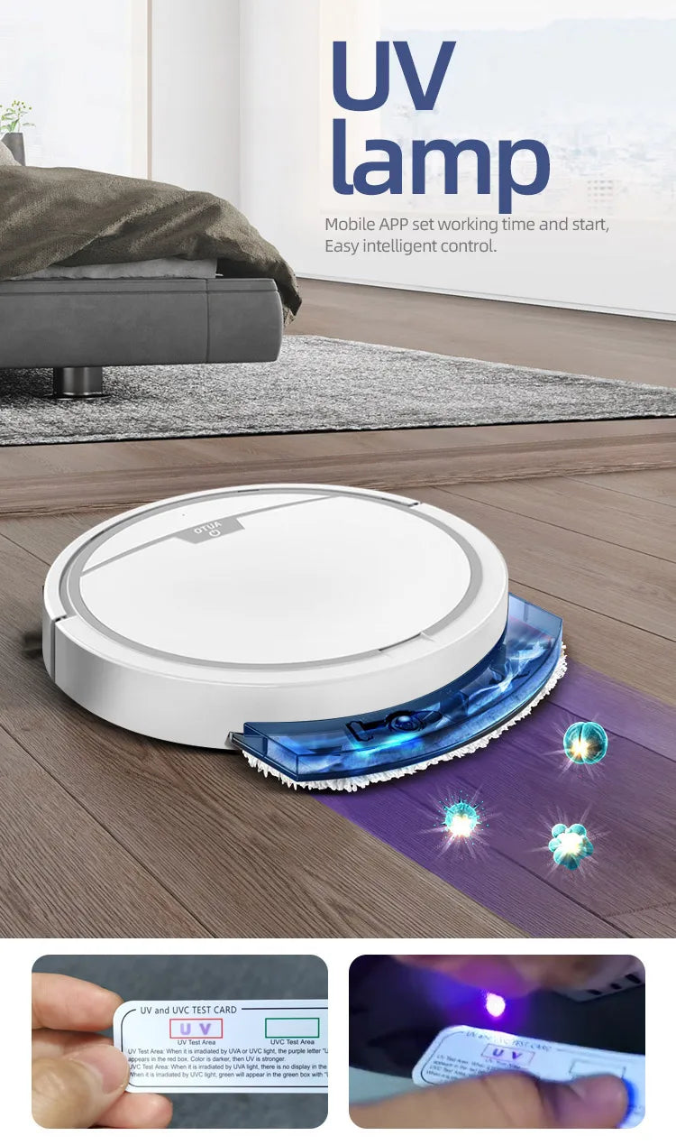 2024 New App Control 2800Pa Robotic Vacuum Cleaner