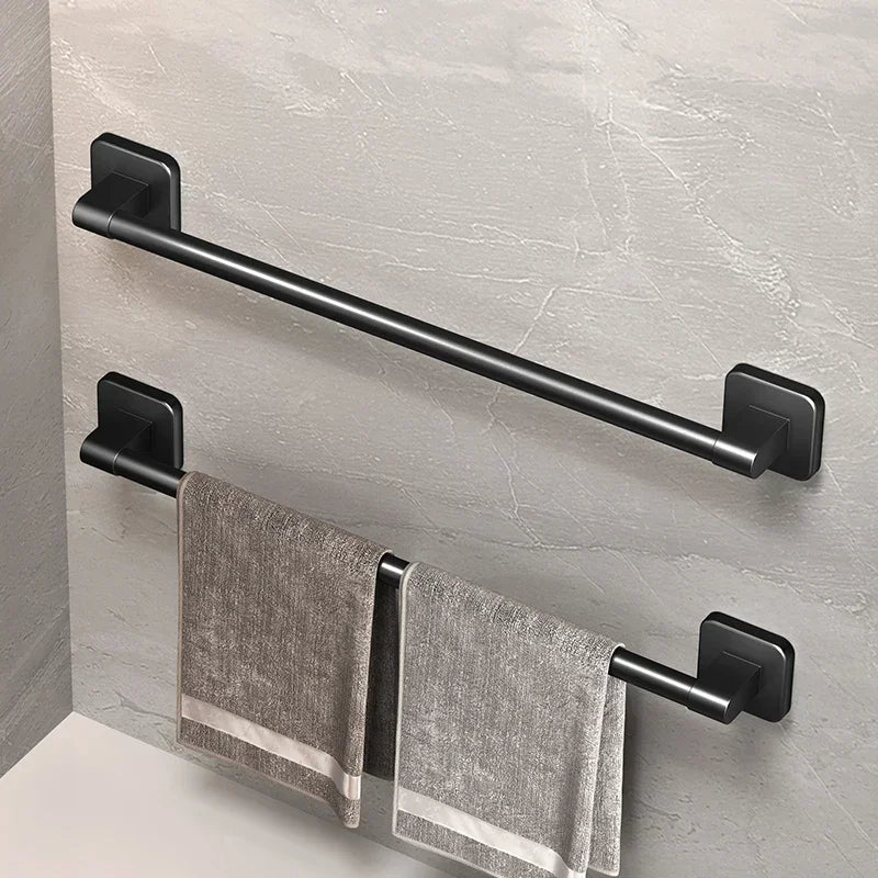 6pcs Bathroom Towel Rack Self-Adhesive No Drill Holder