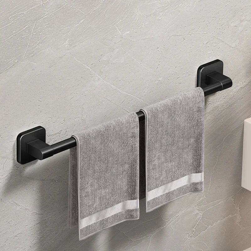 6pcs Bathroom Towel Rack Self-Adhesive No Drill Holder