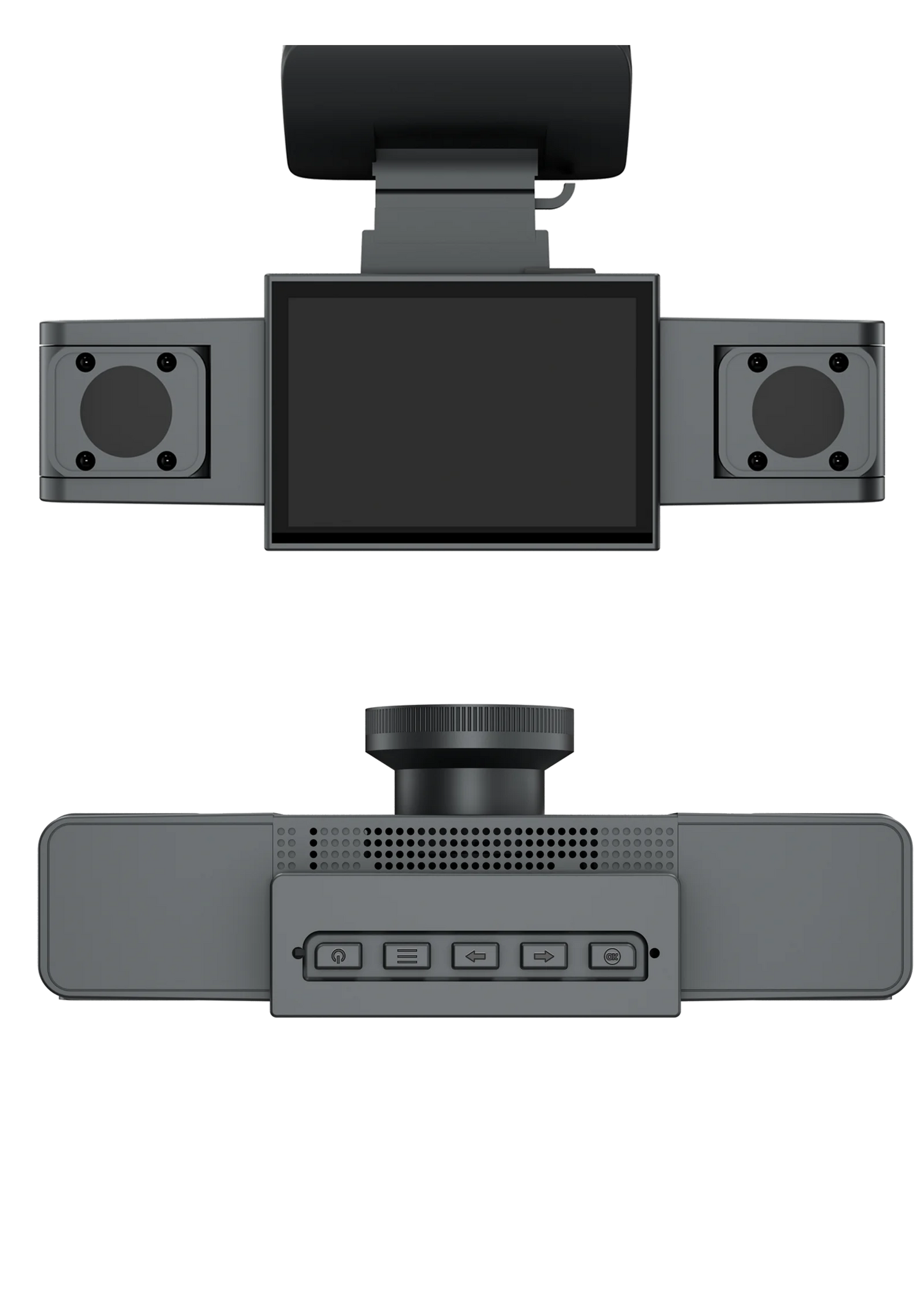 3 Channel Dash Cam Video Recorder with 24H Parking Monitor