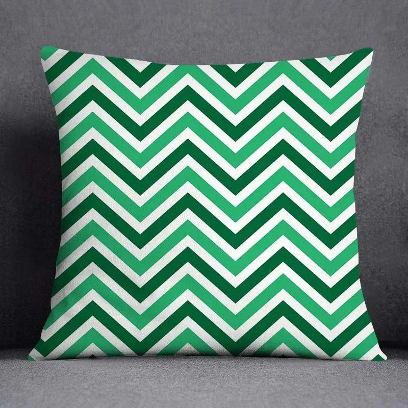 Dark Green Floral Animal Pattern Pillowcase for Home Decor