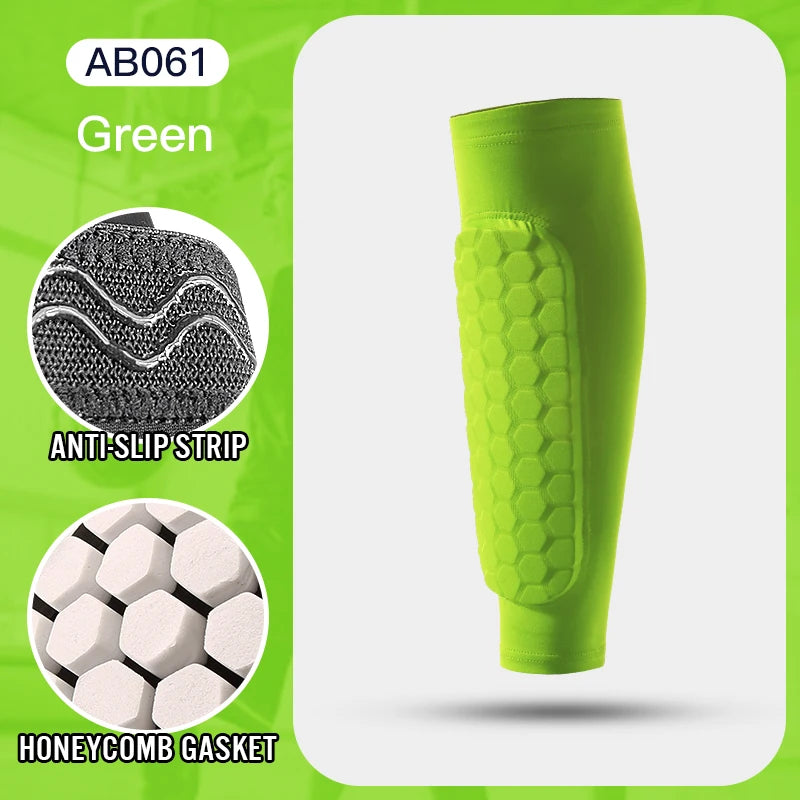 1Pcs Football Shin Guard Socks with Foam Compression Sleeves