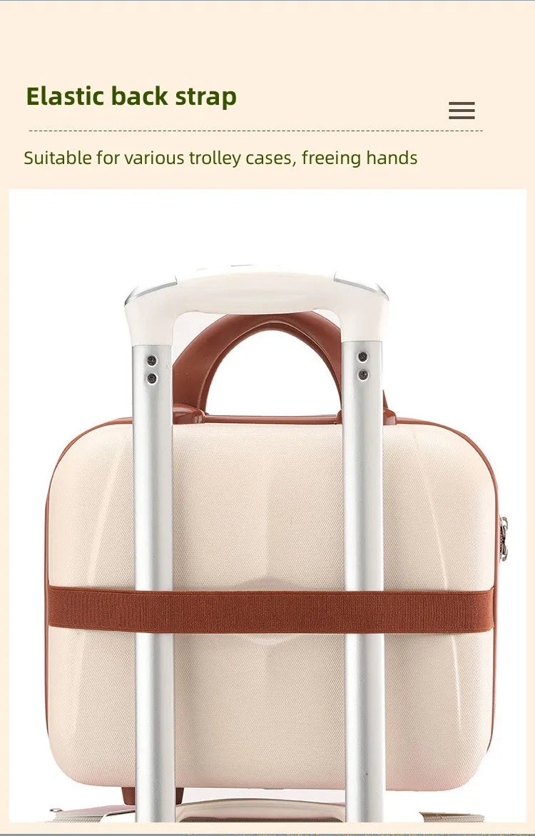 Portable Travel Cosmetic Case With Password Lock Organizer