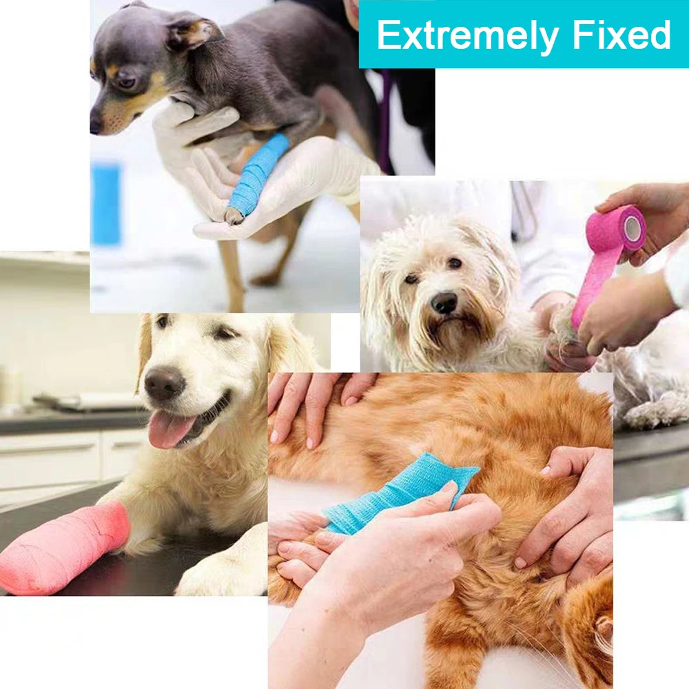 10 Rolls Self Adhesive Athletic Wrap Tape for Protection