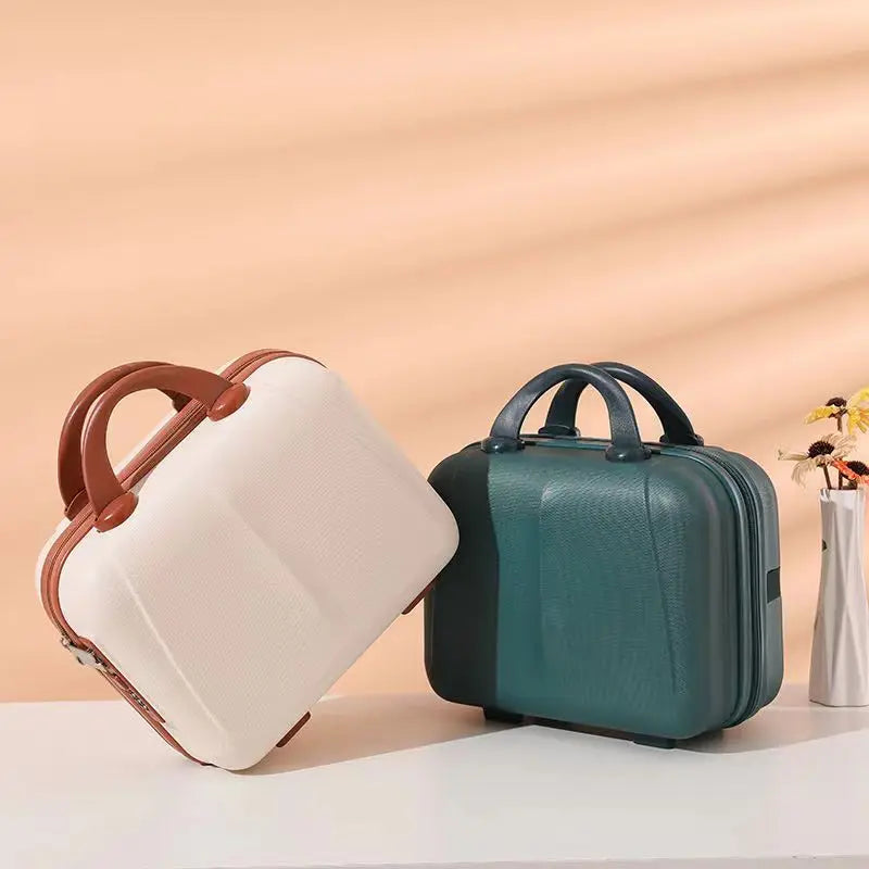 Portable Travel Cosmetic Case With Password Lock Organizer