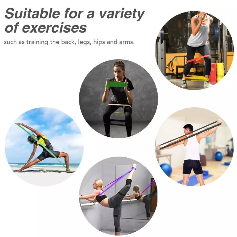 5~120lbs Fitness Resistance Band for Boxing and Yoga