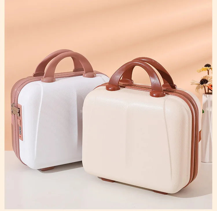 Portable Travel Cosmetic Case With Password Lock Organizer
