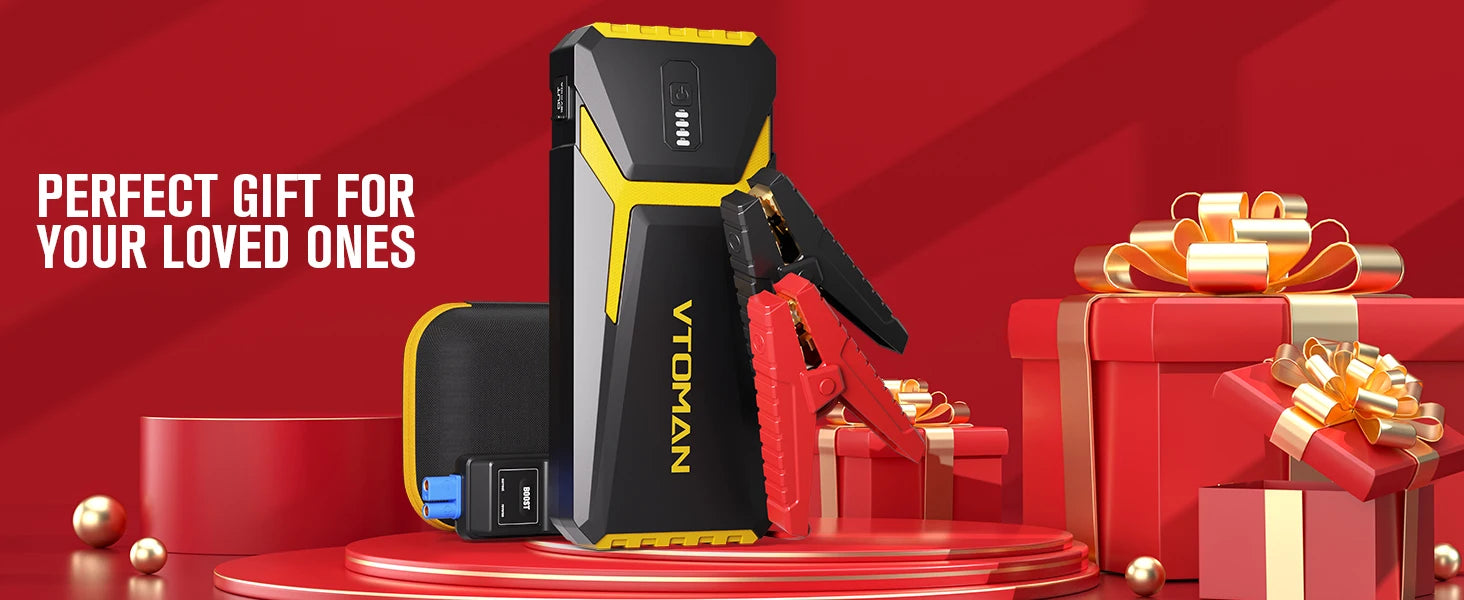 VTOMAN Power Bank 20000mAh Jump Starter 4500A Car Charger