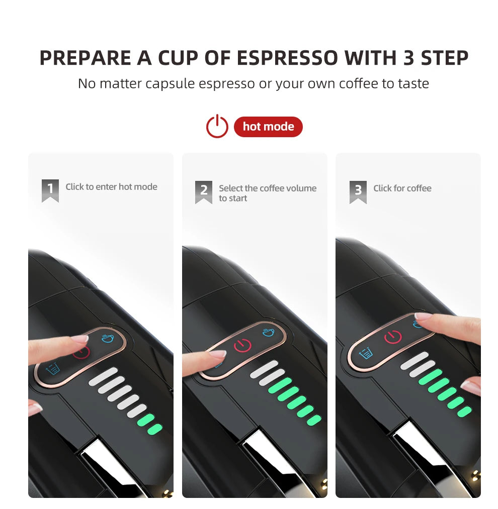HiBREW Multiple Capsule Coffee Machine 5 in 1 Hot Cold