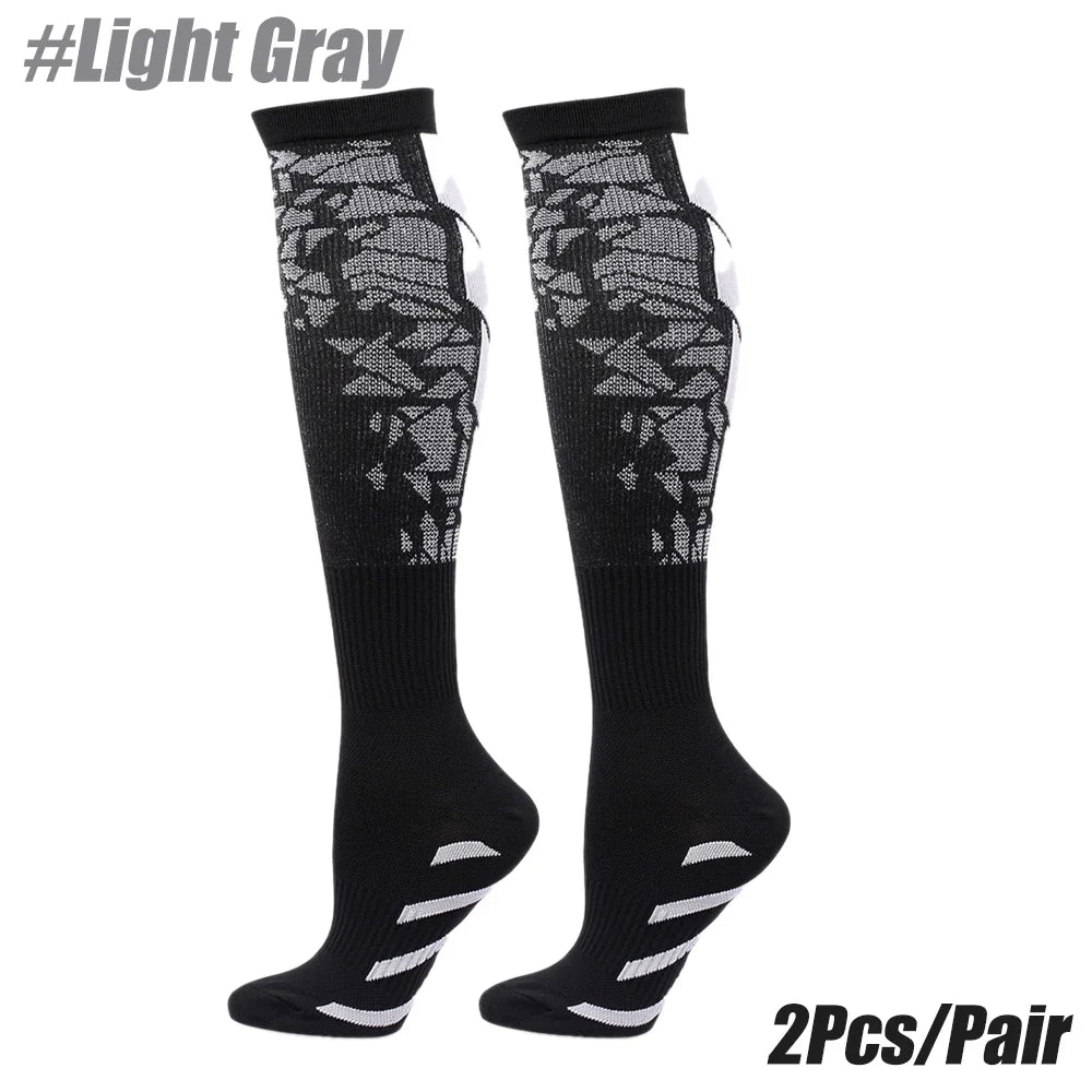 1Pair Compression Socks for Circulation and Outdoor Sports
