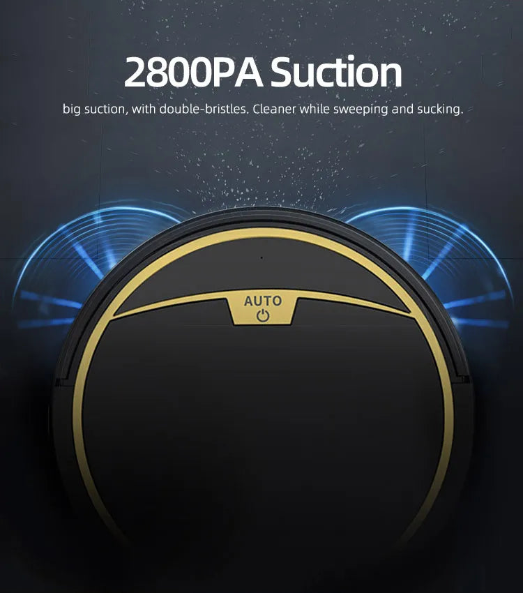 2024 New App Control 2800Pa Robotic Vacuum Cleaner