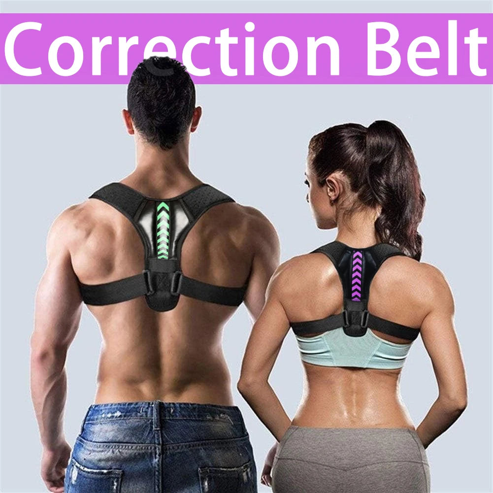 Adjustable Back Shoulder Posture Corrector for Home Office Use