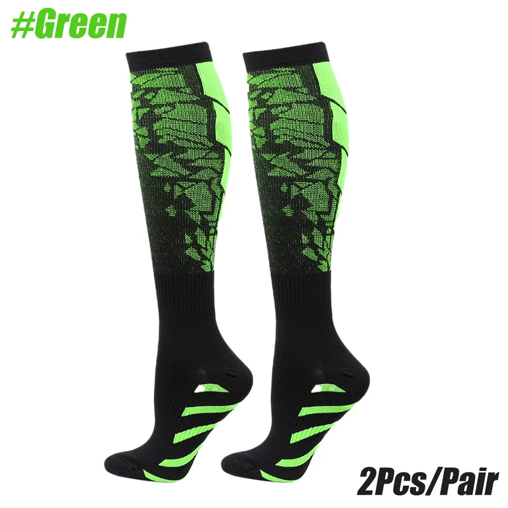 1Pair Compression Socks for Circulation and Outdoor Sports