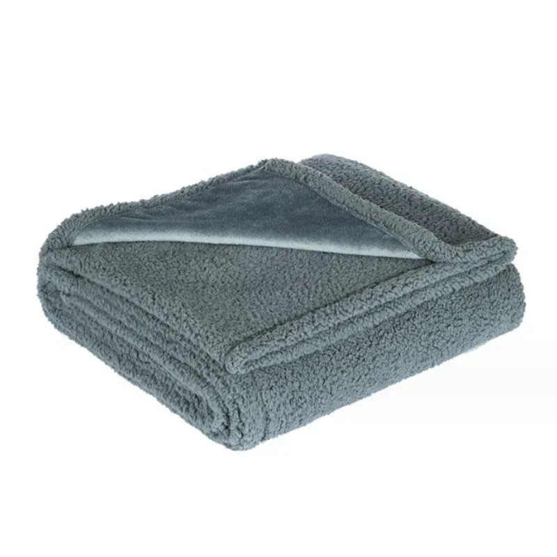 Luxury Shaggy Blankets Winter Warm Cosy Waterproof Microfibre