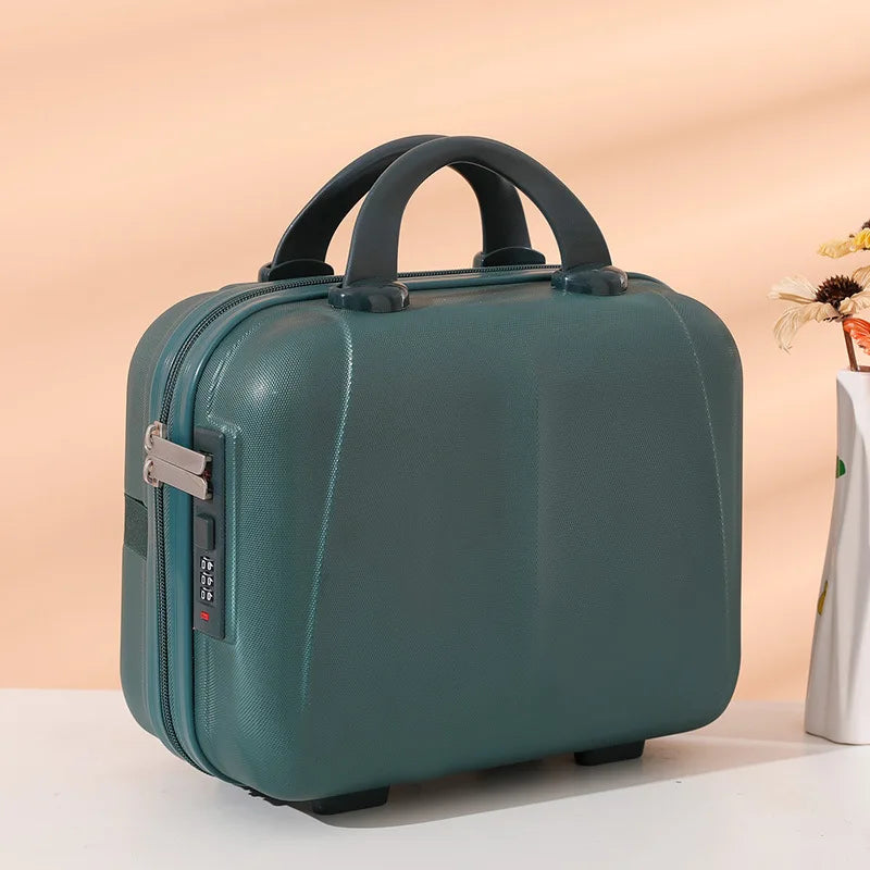 Portable Travel Cosmetic Case With Password Lock Organizer