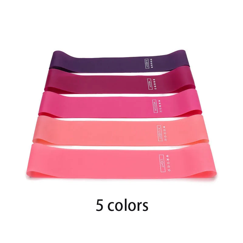 5Pcs/Set Yoga Resistance Rubber Bands for Fitness Training