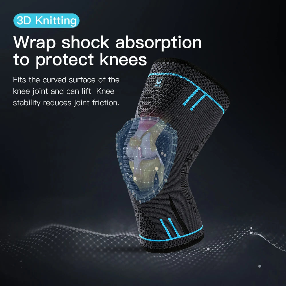 1 Pc Elastic Breathable Compression Knee Support Sleeve