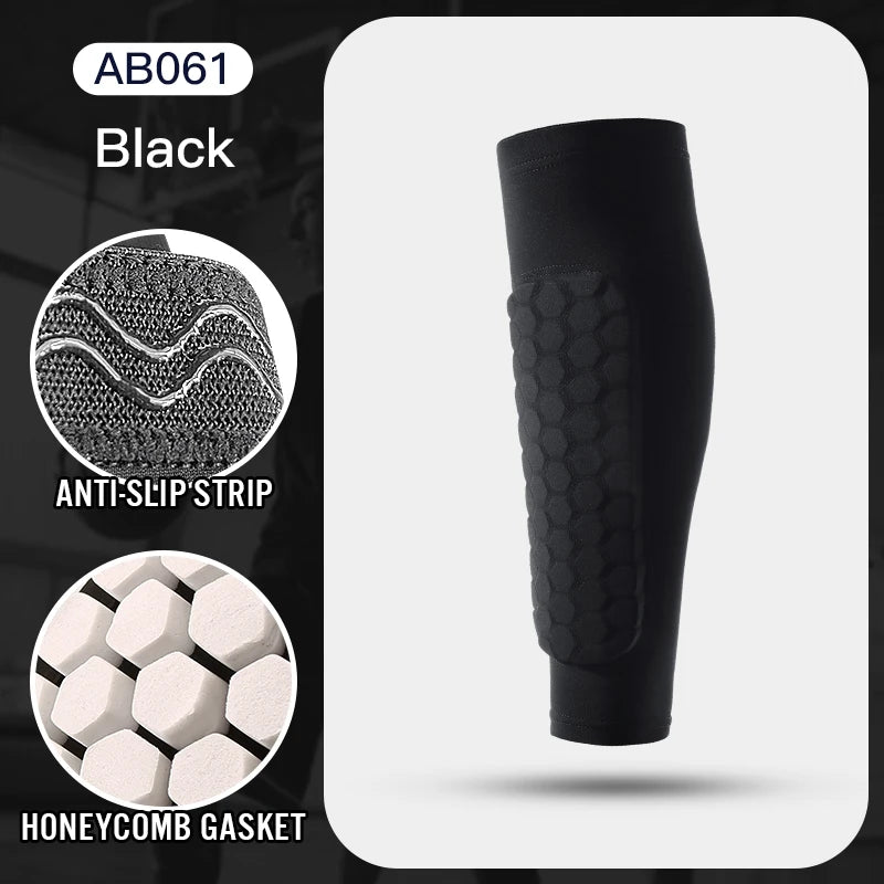 1Pcs Football Shin Guard Socks with Foam Compression Sleeves