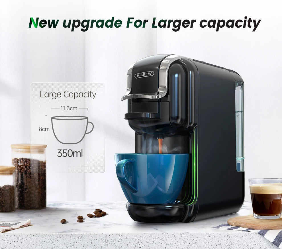 HiBREW Multiple Capsule Coffee Machine 5 in 1 Hot Cold