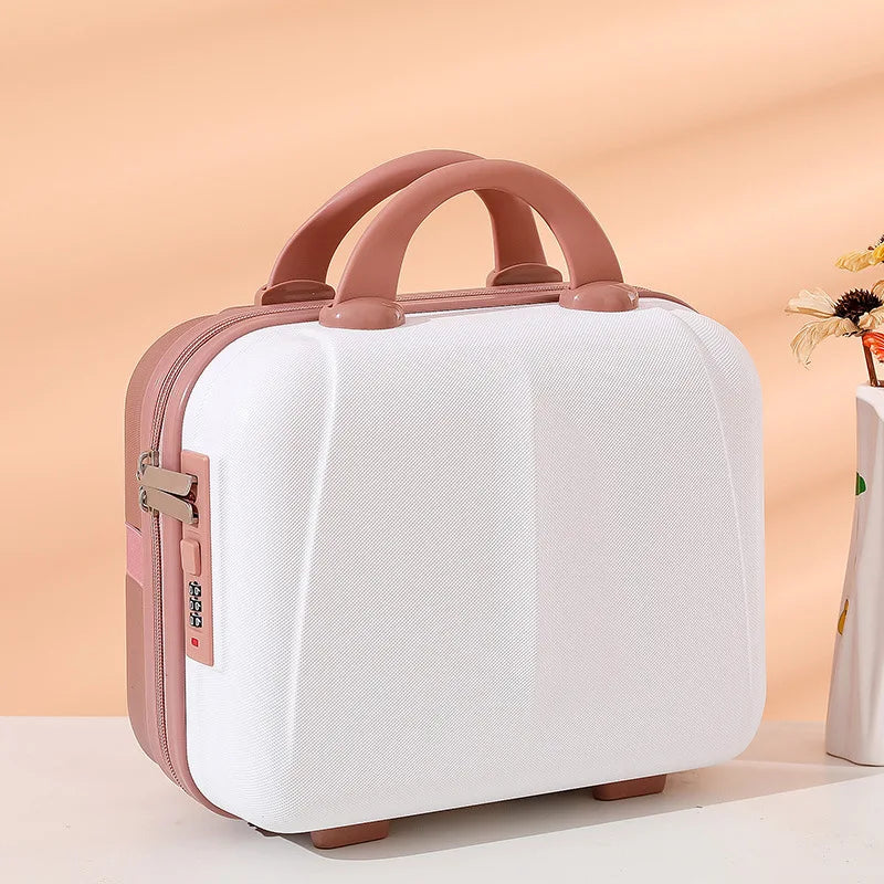 Portable Travel Cosmetic Case With Password Lock Organizer