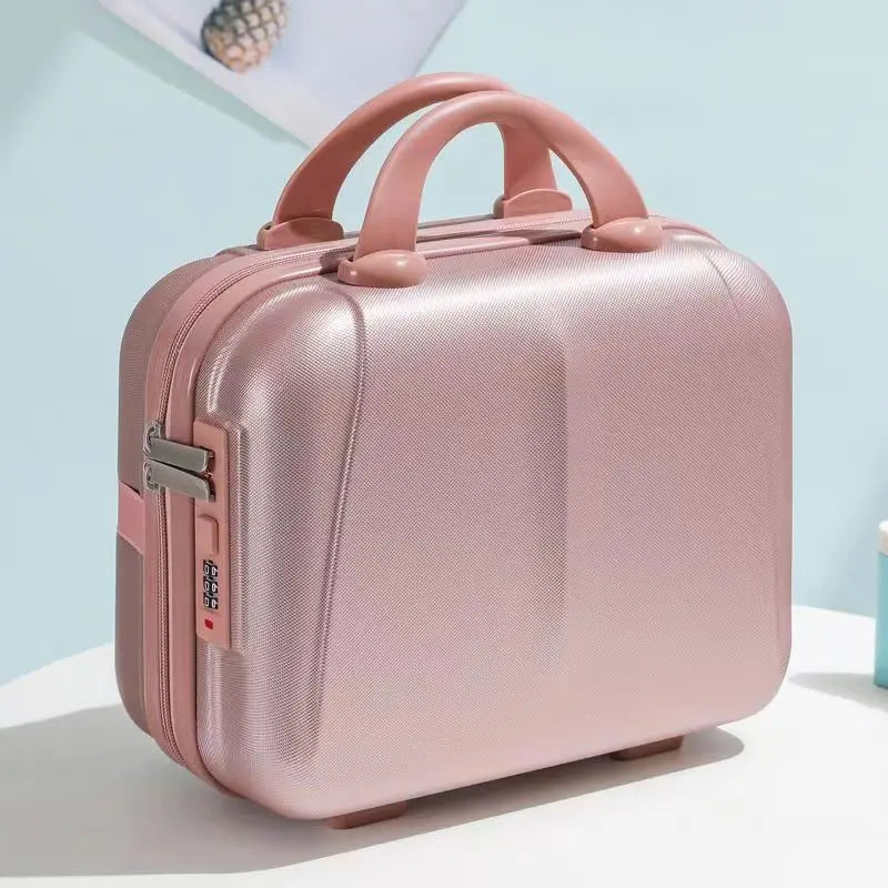 Portable Travel Cosmetic Case With Password Lock Organizer