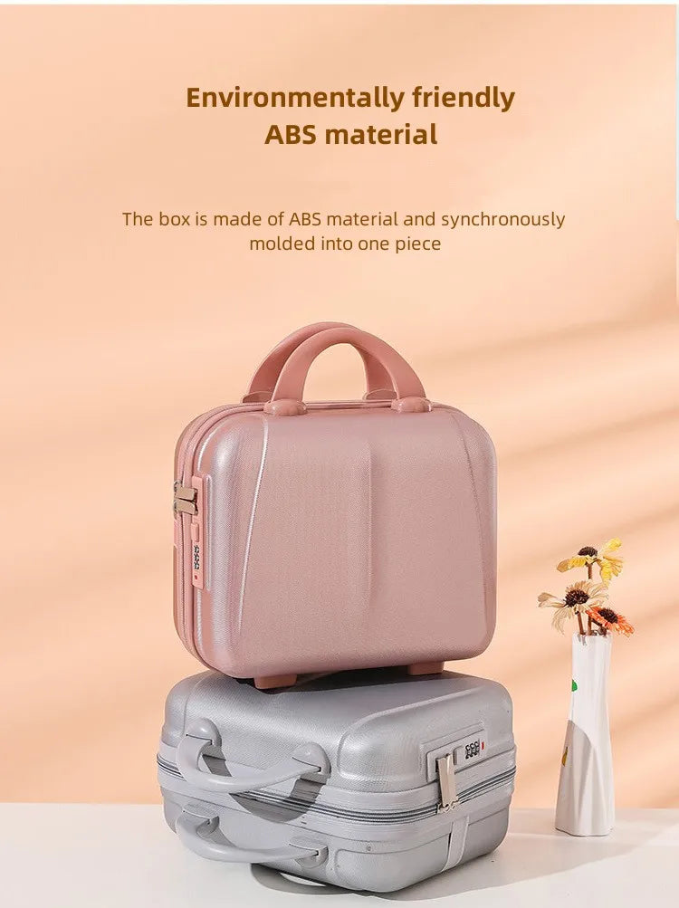 Portable Travel Cosmetic Case With Password Lock Organizer