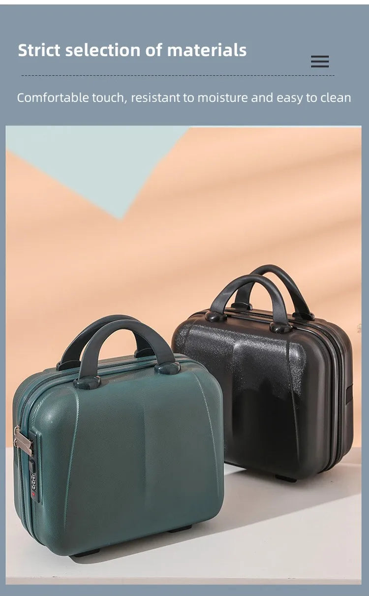 Portable Travel Cosmetic Case With Password Lock Organizer