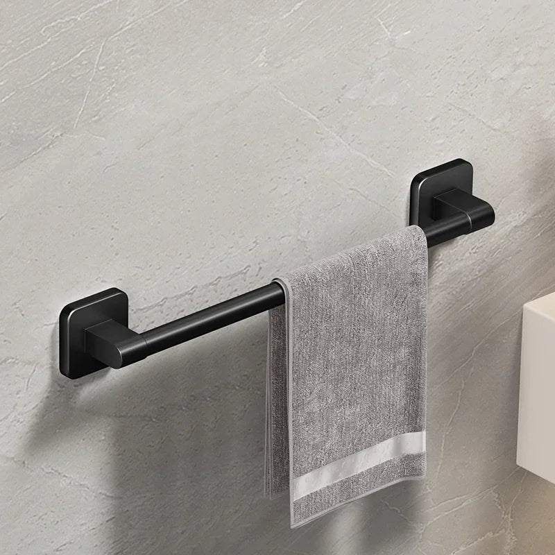 6pcs Bathroom Towel Rack Self-Adhesive No Drill Holder
