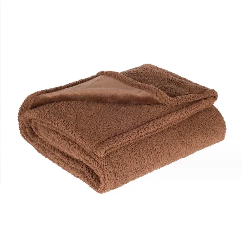 Luxury Shaggy Blankets Winter Warm Cosy Waterproof Microfibre